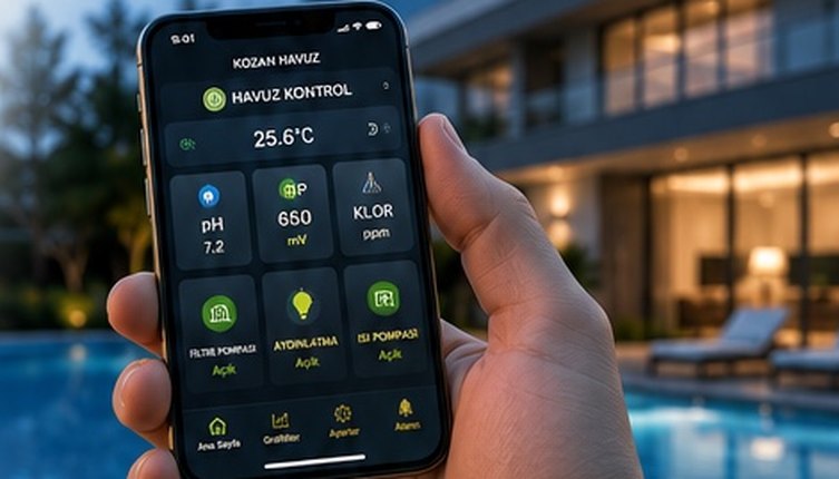 Akıllı havuz kontrol uygulaması